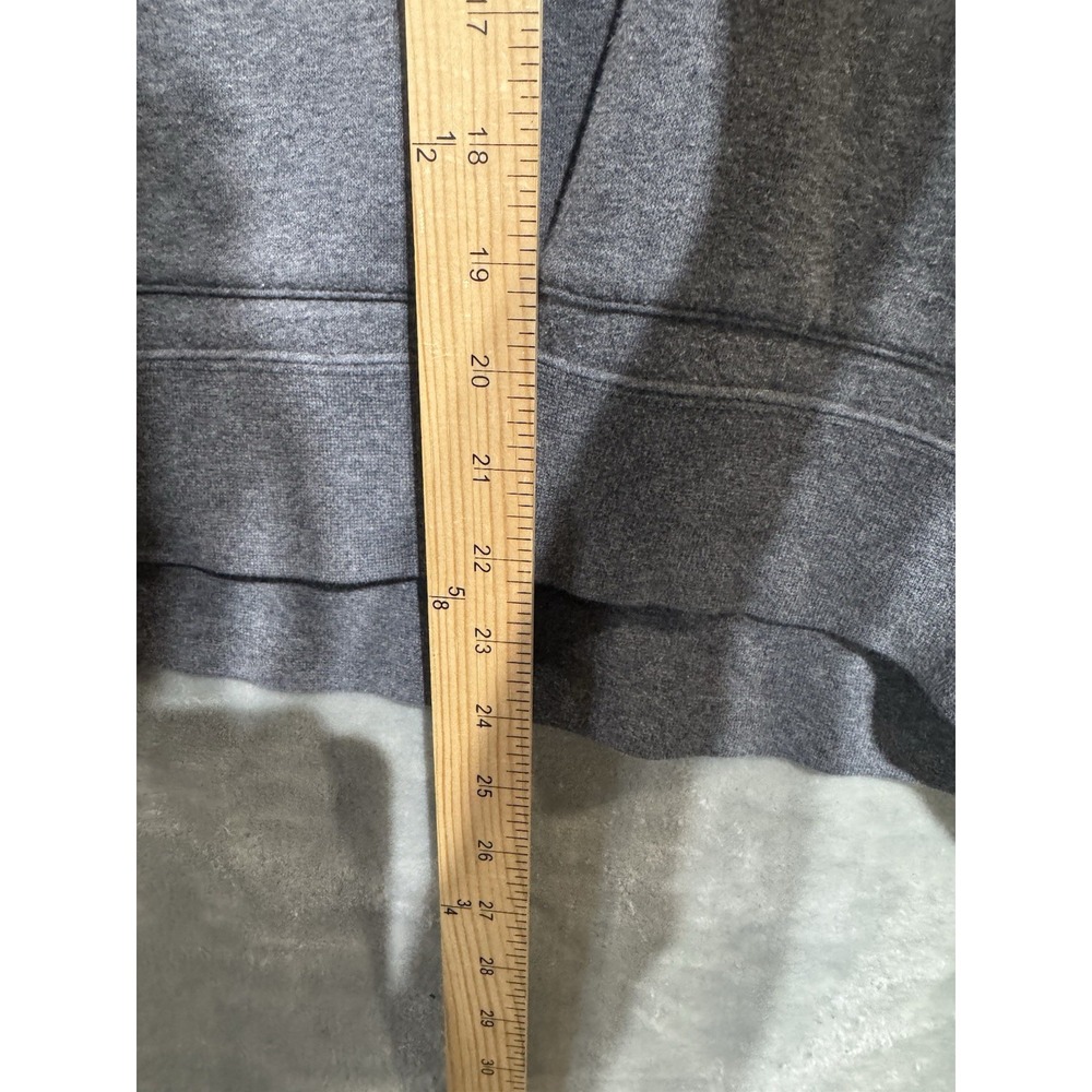 Nike Air Spellout Hoodie Men's M Gray Colorblock Logo Hooded Drawstrings Y2K - Picture 7 of 7
